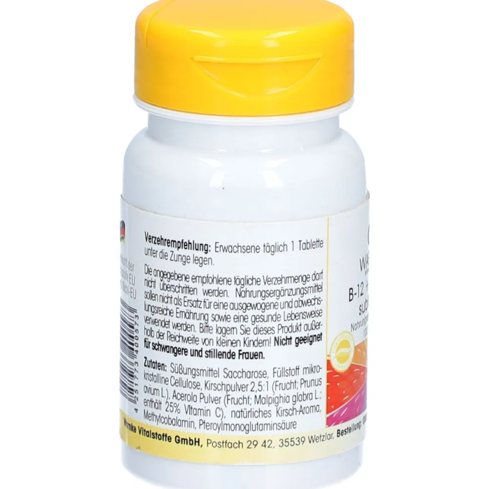 VITALSTOFFE B-12 + Folsäure sublingual>Warnke Clearance
