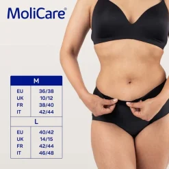 Waschbarer Inkontinenzslip ® lady Absorbent underwear Größe M + 5 X-Change Pads><noscript><img width=
