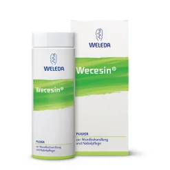 Wecesin® Pulver - Puder bei Schürfwunden, Ekzemen und zur Nabelpflege bei Neugeborenen|WELEDA Discount