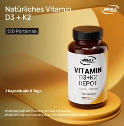® Vitamin D3 K2 Kapseln - 5000 IE D3 & 200µg K2><noscript><img width=