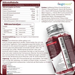 Apfelessig Gummibärchen 1000mg|WeightWorld Discount