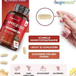 Apfelessig Kapseln|WeightWorld