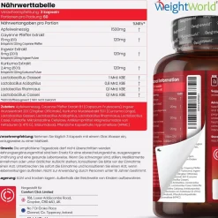 Apfelessig Kapseln|WeightWorld
