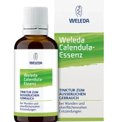 Calendula-Essenz hilft bei Wunden und oberflächennahen Entzündungen der Haut|WELEDA Clearance