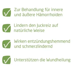 Hämorrhoidalzäpfchen zur schmerz- und juckreizlindernden Behandlung von Hämorrhoiden|WELEDA Outlet