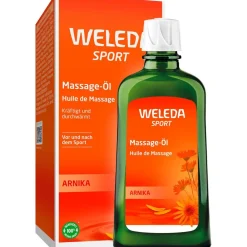 Massageöl Arnika -  die Massge ist durchblutungsfördernd, durchwärmt und lockert Muskeln>WELEDA Hot
