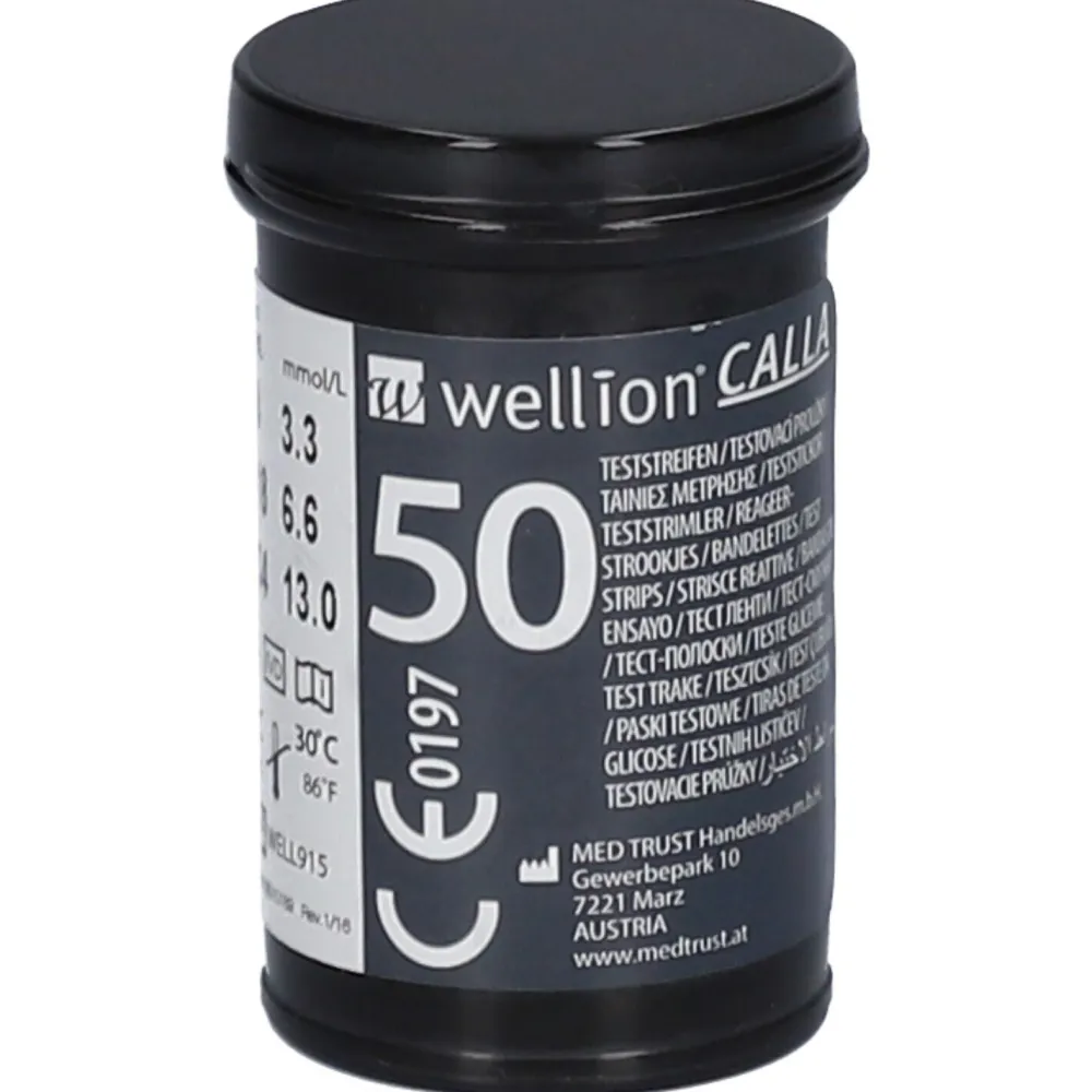 CALLA Blutzuckerteststreifen|wellion Hot