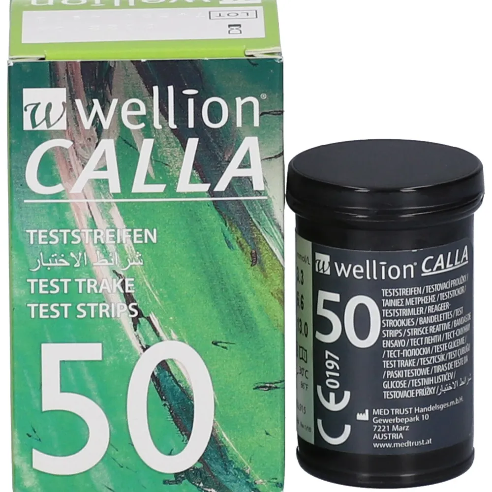 CALLA Blutzuckerteststreifen|wellion Hot