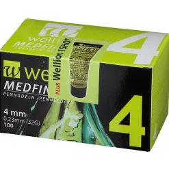 MEDFINE plus Pen-Nadeln 4 mm|wellion Sale