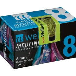 MEDFINE plus Pen-Nadeln 8 mm|wellion