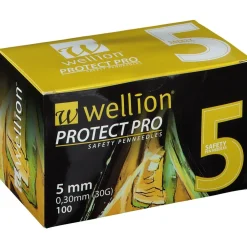 PROTECT PRO Safety Pen Needles 30 G 5 mm|wellion Hot
