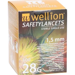 Safetylancets 28 G 1,5 mm><noscript><img width=
