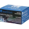 ® Safetylancets steril 2,2 mm 23 G>wellion Best