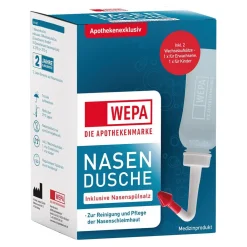 Nasenspülkanne mit 10 x 2,95 g Nasenspülsalz>Wepa New