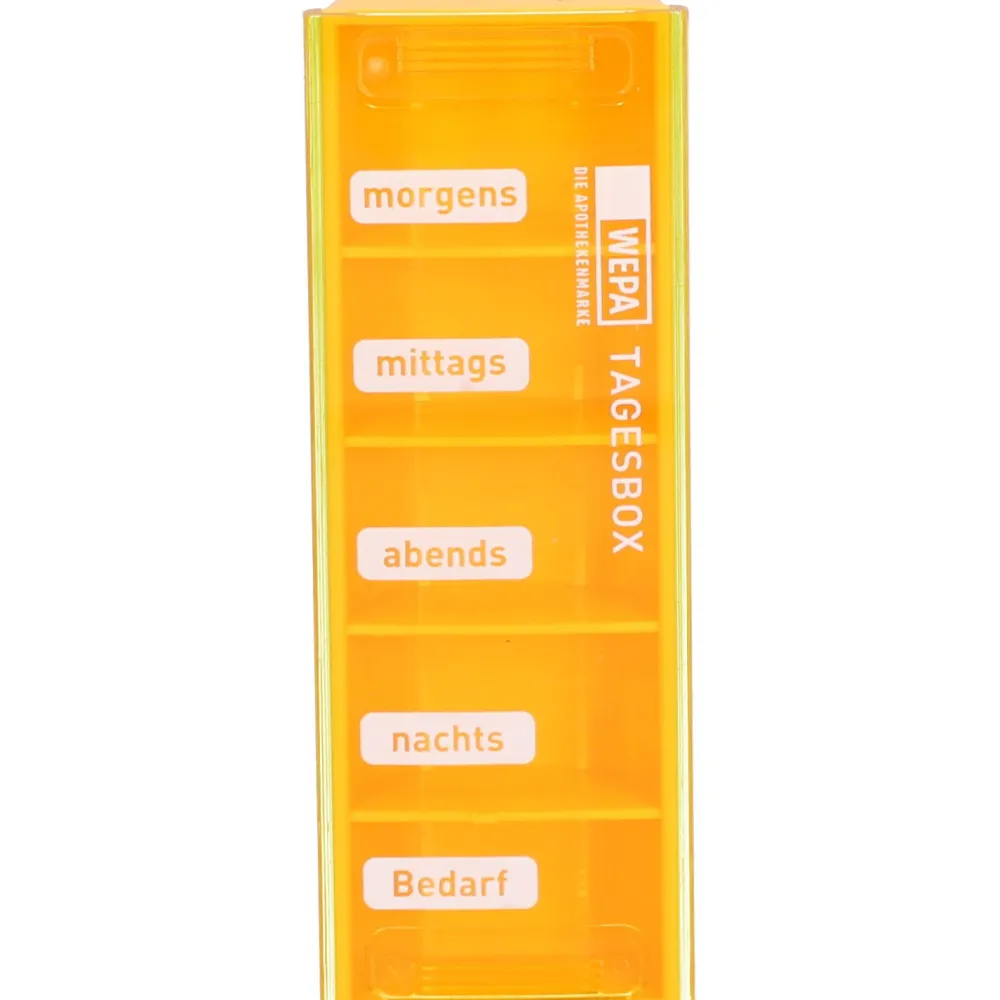 WEPA Tagesbox farbig sortiert mit UV-Schutz| Outlet