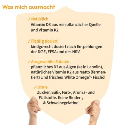 WHITE OMEGA® Kids Vitamin D3+K2 Kapseln><noscript><img width=
