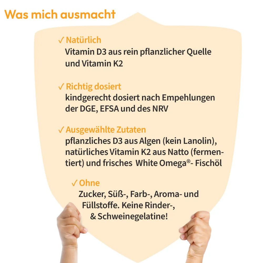 WHITE OMEGA® Kids Vitamin D3+K2 Kapseln> Outlet