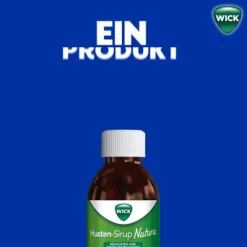 WICK Husten-Sirup Natura für Erwachsene: 2-in-1 Linderung von Reizhusten und produktivem Husten><noscript><img width=