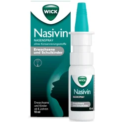 WICK Nasenspray Erwachsene und Schulkinder ohne Konservierungsstoffe, ab 6 Jahren>Nasivin Online