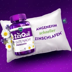 ZzzQuil® Gute Nacht, Einschlafhilfe* mit Melatonin Waldfrucht|WICK Sale