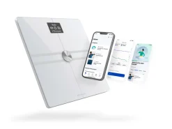 Body Comp weiß Smarte Körperwaage Personenwaage WLAN Bluetooth Display><noscript><img width=
