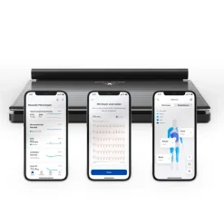 Body Scan Körpergewichtswaage schwarz digitale Körperanalysewaage App><noscript><img width=