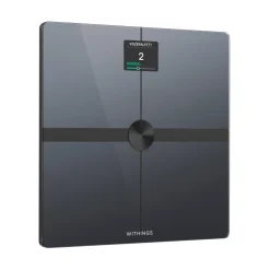 Body Smart schwarz Personenwaage Körperwaage aus Glas WLAN Bluetooth>WITHINGS Hot