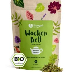 Wochenbett BIO Schwangerschaftstee mit Frauenmantel und Schafgarbe - von PregniVital®| New