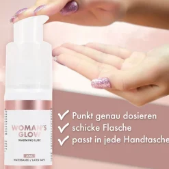 WOMAN’S GLOW warming Gleitmittel Wasserbasis Gleitgel stimulierend für Sie Frauen Body Lube><noscript><img width=