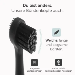 Bürstenköpfe Soft Ultimate Black|WONDERSMILE Best