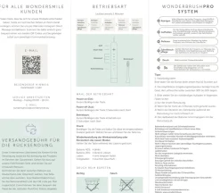 Schallzahnbürste Pro All White - Testsieger - 100 Tage risikofrei testen|WONDERSMILE Clearance