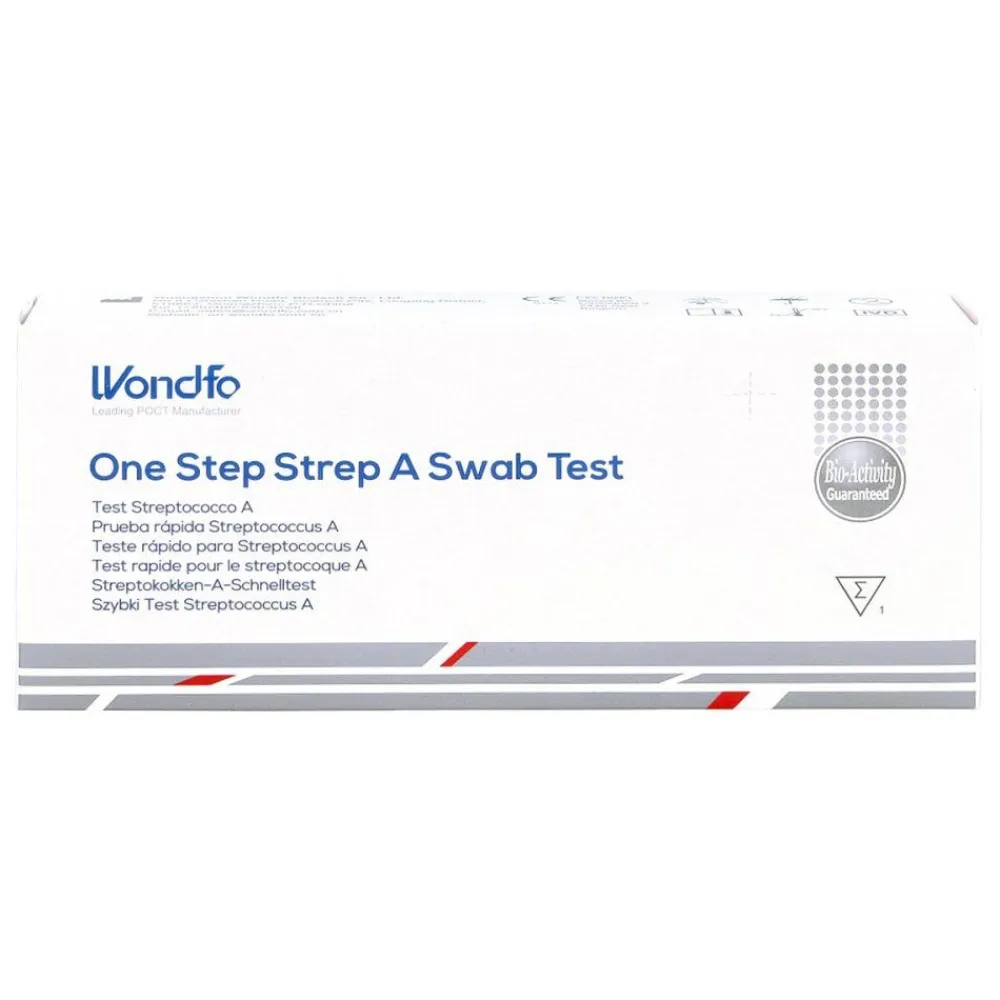 Wondfo Streptokokken Gruppe A Schnelltest Scharlach Selbsttest| New