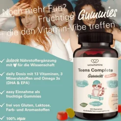 TEENS COMPLETE zuckerfrei|wowtamins Hot