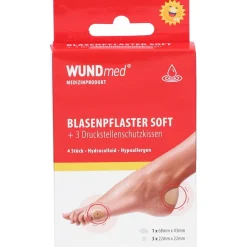 ® BLASENPFLASTER SOFT + 3 Druckstellenschutzkissen|WUNDmed Clearance
