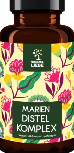 WURZELLIEBE® Leber Komplex - Leber Kur mit Mariendistel, Artischocke, Löwenzahn, Desmodium & Cholin> Clearance