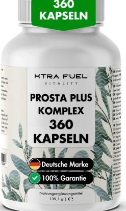 XTRA FUEL Prostata Komplex - Prosta Plus Kapseln mit Sägepalme, Kürbiskern & Selen> Hot
