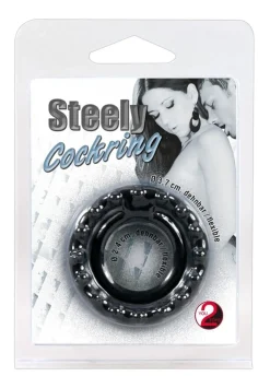 - Steely Cockring black|You2Toys Hot