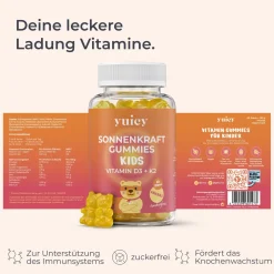 ® Kids Sonnenkraft – Vitamin D3 + K2 Gummibärchen für Kinder><noscript><img width=
