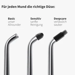 Ersatzdüsen Sensitiv schwarz (9 Stück) - für sensibles Zahnfleisch & Zähne|zahnheld Best