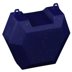 Zahnspangenbox mit blauer Kordel>