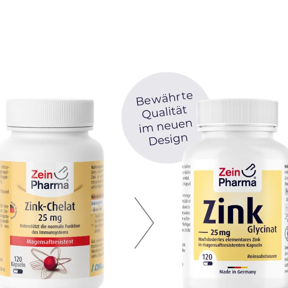 ® Zink Kapseln Chelat 25 mg>ZeinPharma Online