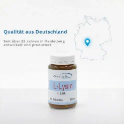 Zenvitalis L-Lysin + Zink - 60 Tabletten><noscript><img width=