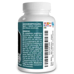 ZINK AKTIV 25 mg hochdosiert vegan Tabletten|vitamaze