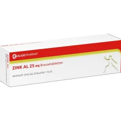 Zink AL 25 mg Brausetabletten bei Zinkmangelzuständen>Aliud Hot