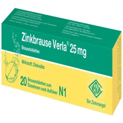 Zinkbrause Verla® 25 mg Brausetabletten| Clearance