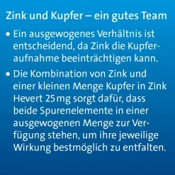 Zink Hevert 25 mg – Kapseln mit Zink und Kupfer zur Immunsystempflege><noscript><img width=