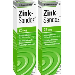 Zink-Sandoz® 25 mg| Clearance